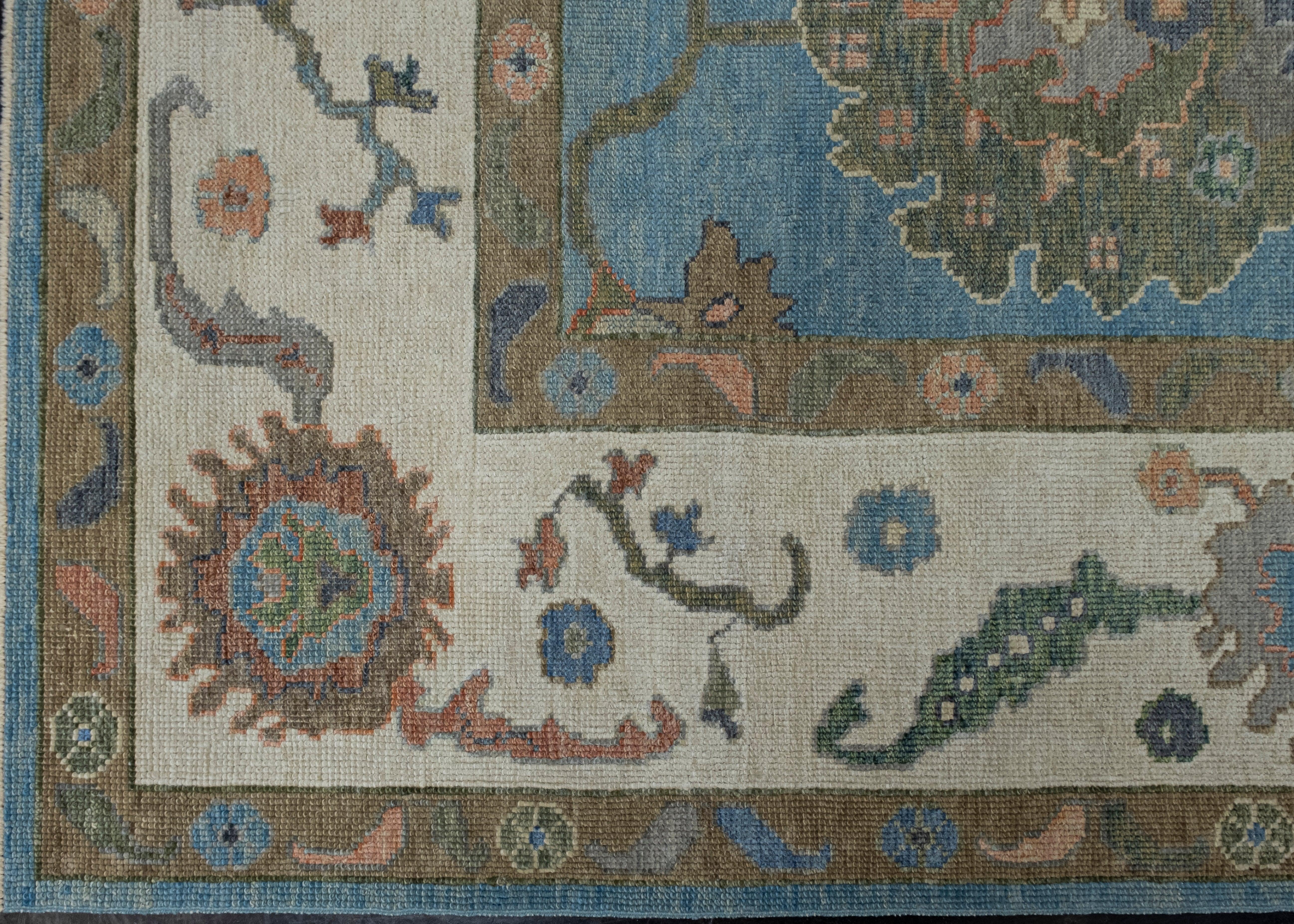 Turkish Oushak Rug 9'8
