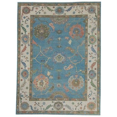 Turkish Oushak Rug 9'8" x 12'