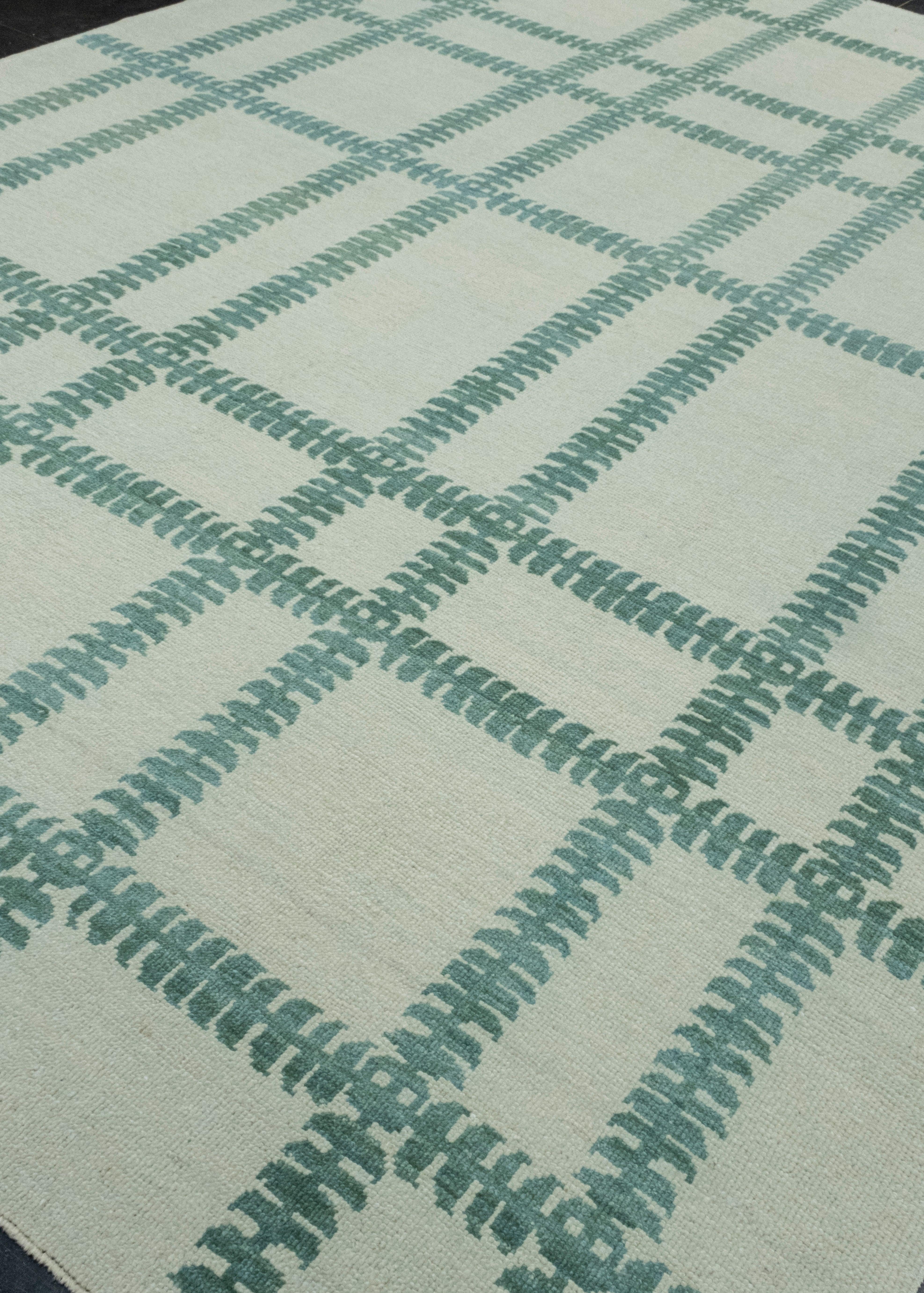 Türkischer Oushak-Teppich 9'8