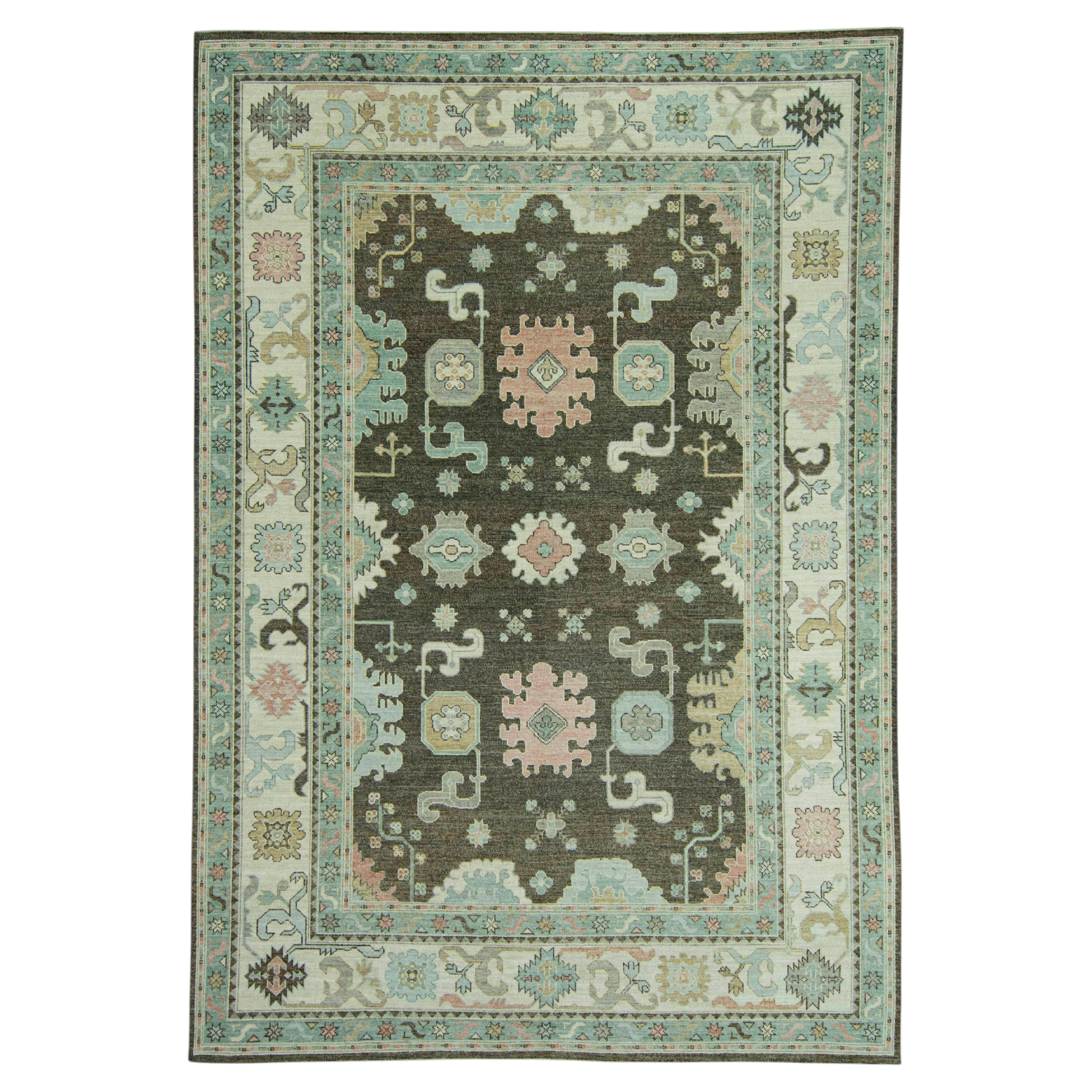 Turkish Oushak Rug 9'8" x 14' #19425 For Sale