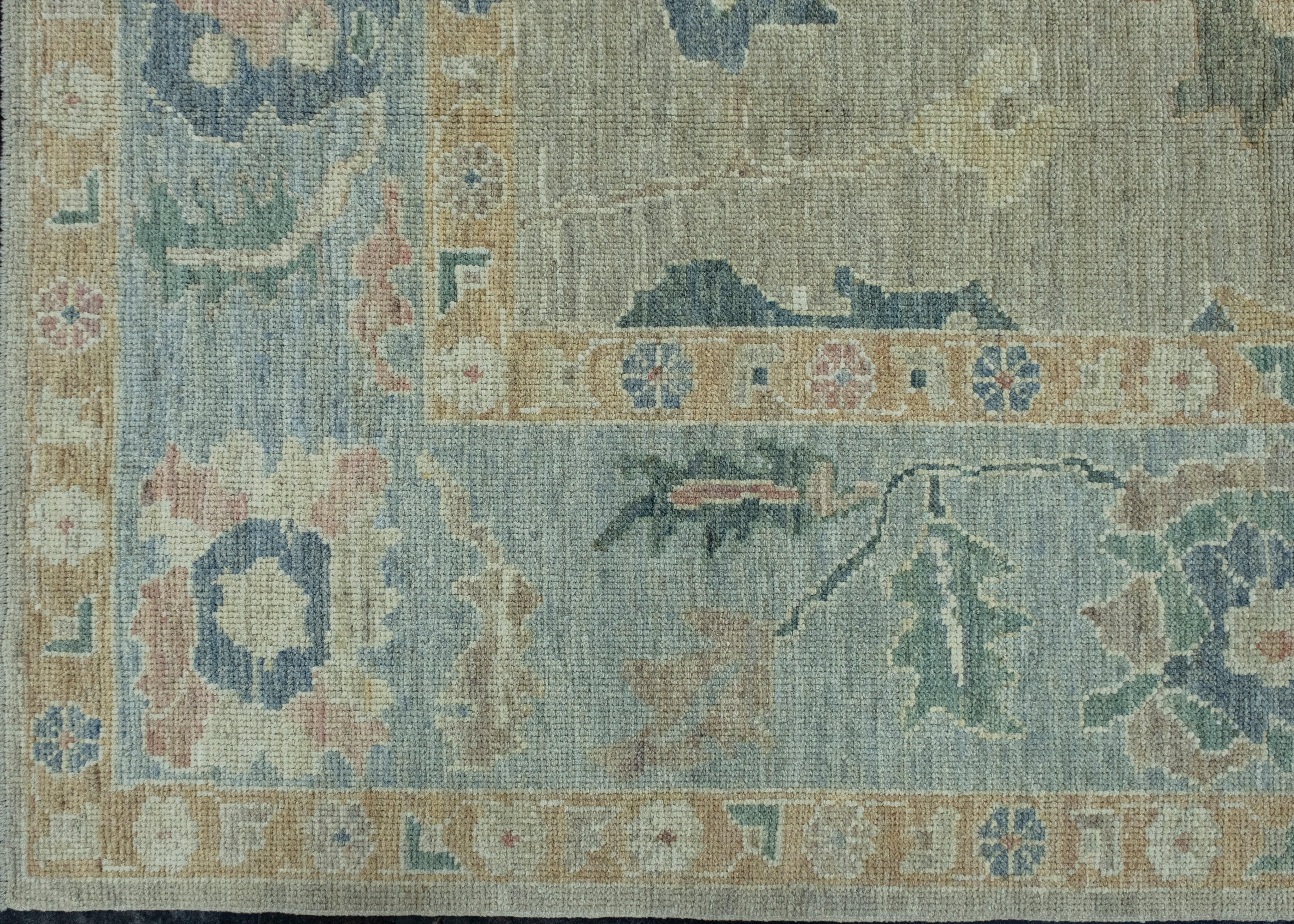 Turkish Oushak Rug 9'9