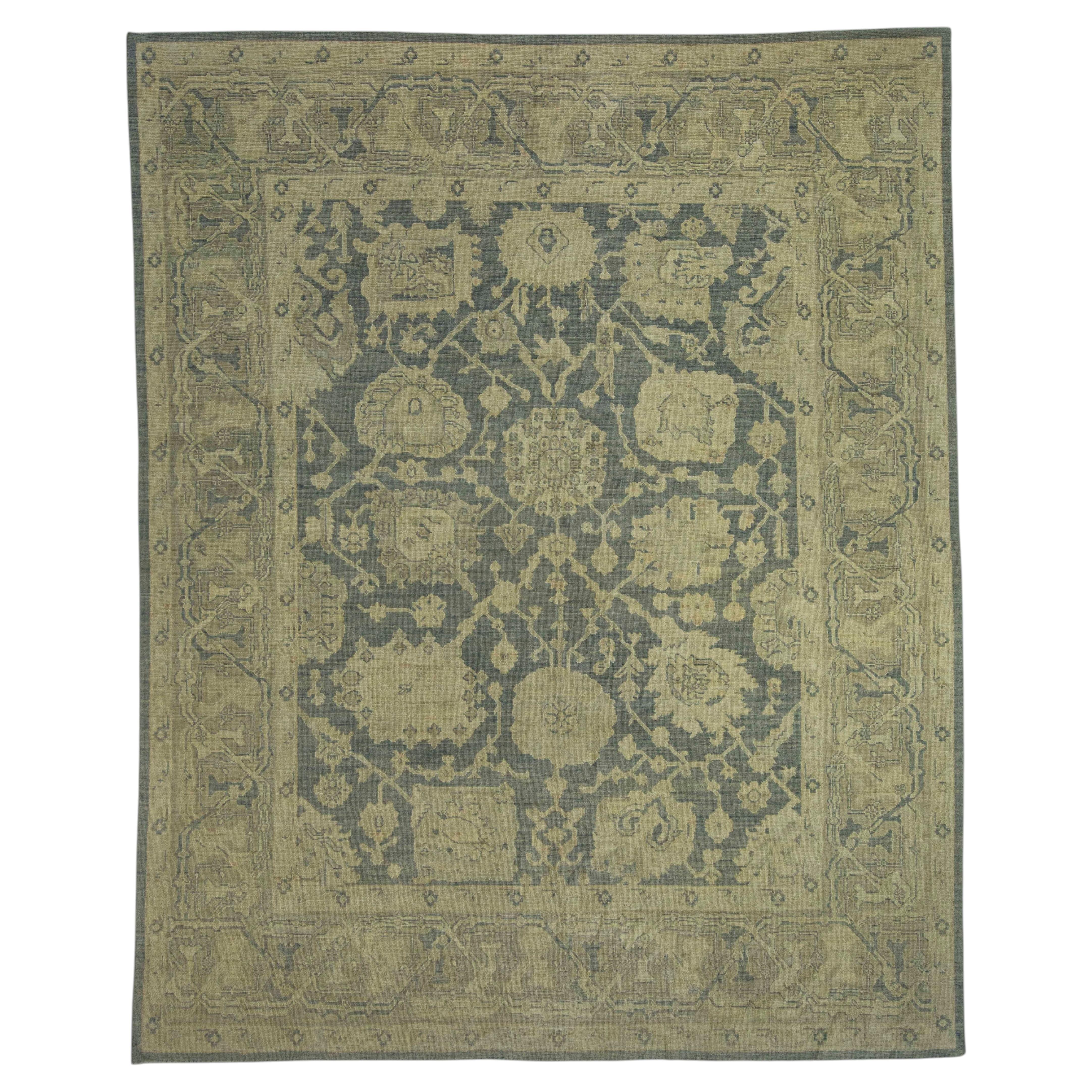 Türkischer Usak-Teppich 2,97 m x 3,68 m #18687 im Angebot