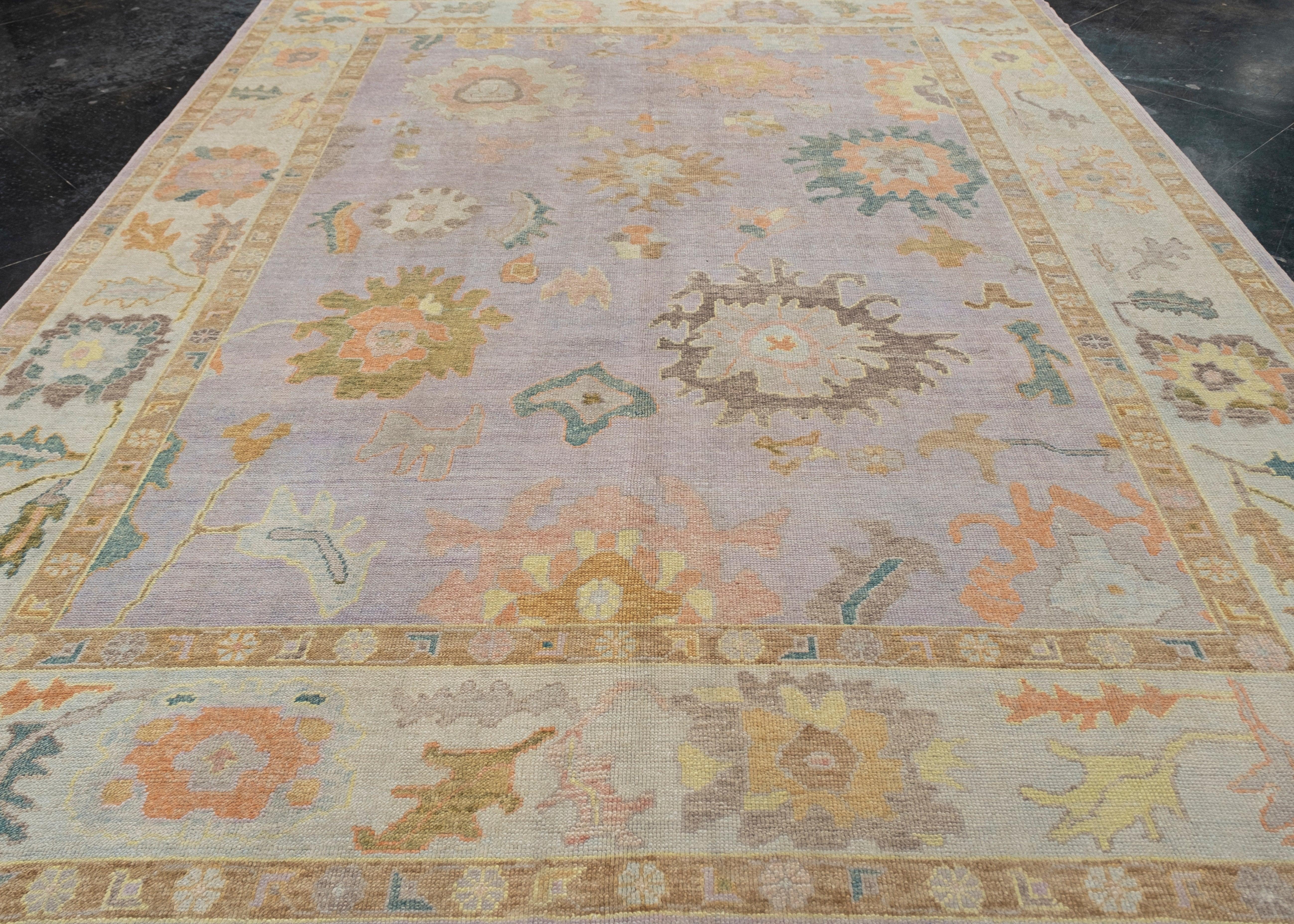 Turkish Oushak Rug 9'9