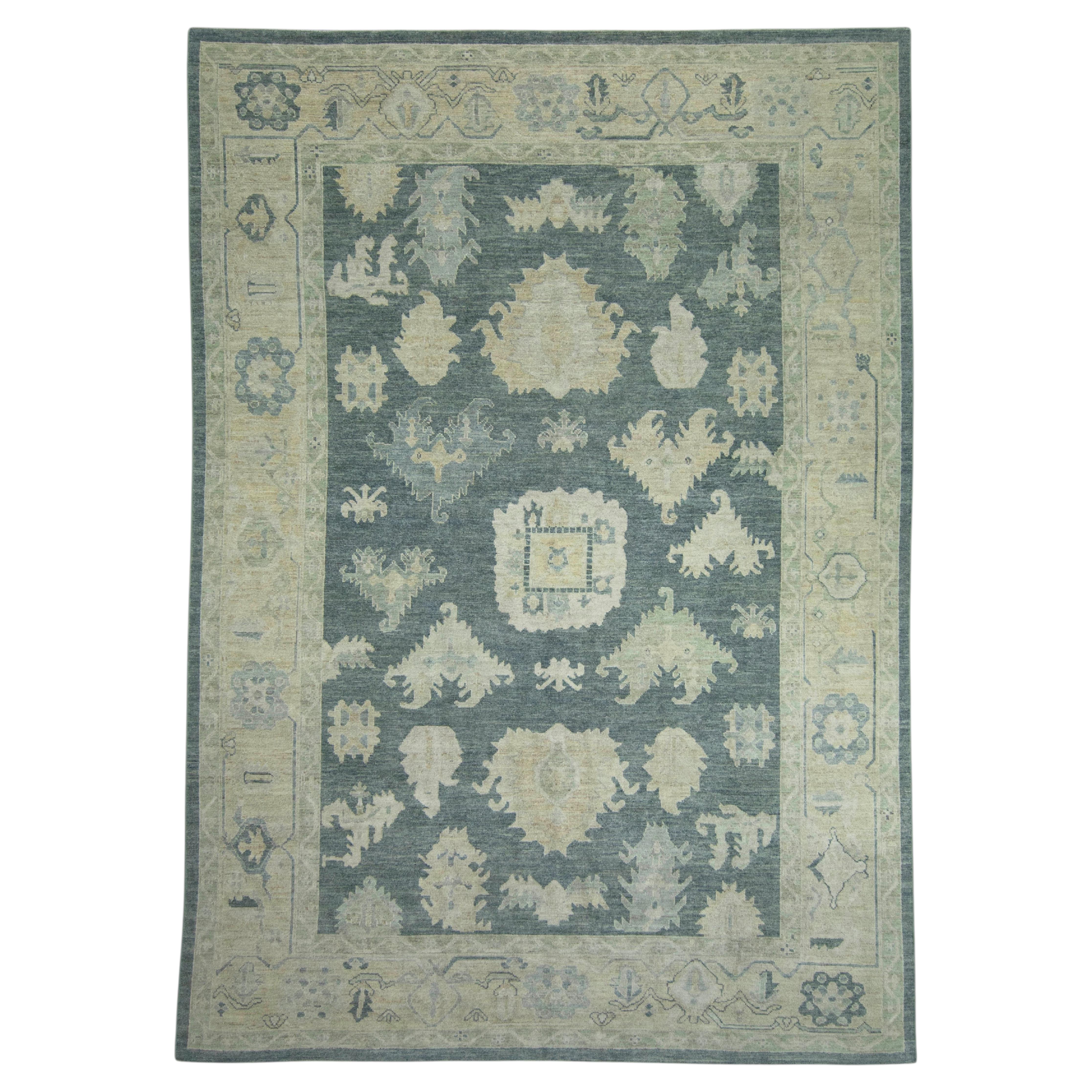 Turkish Oushak Rug 9'9" x 13'11" #18635