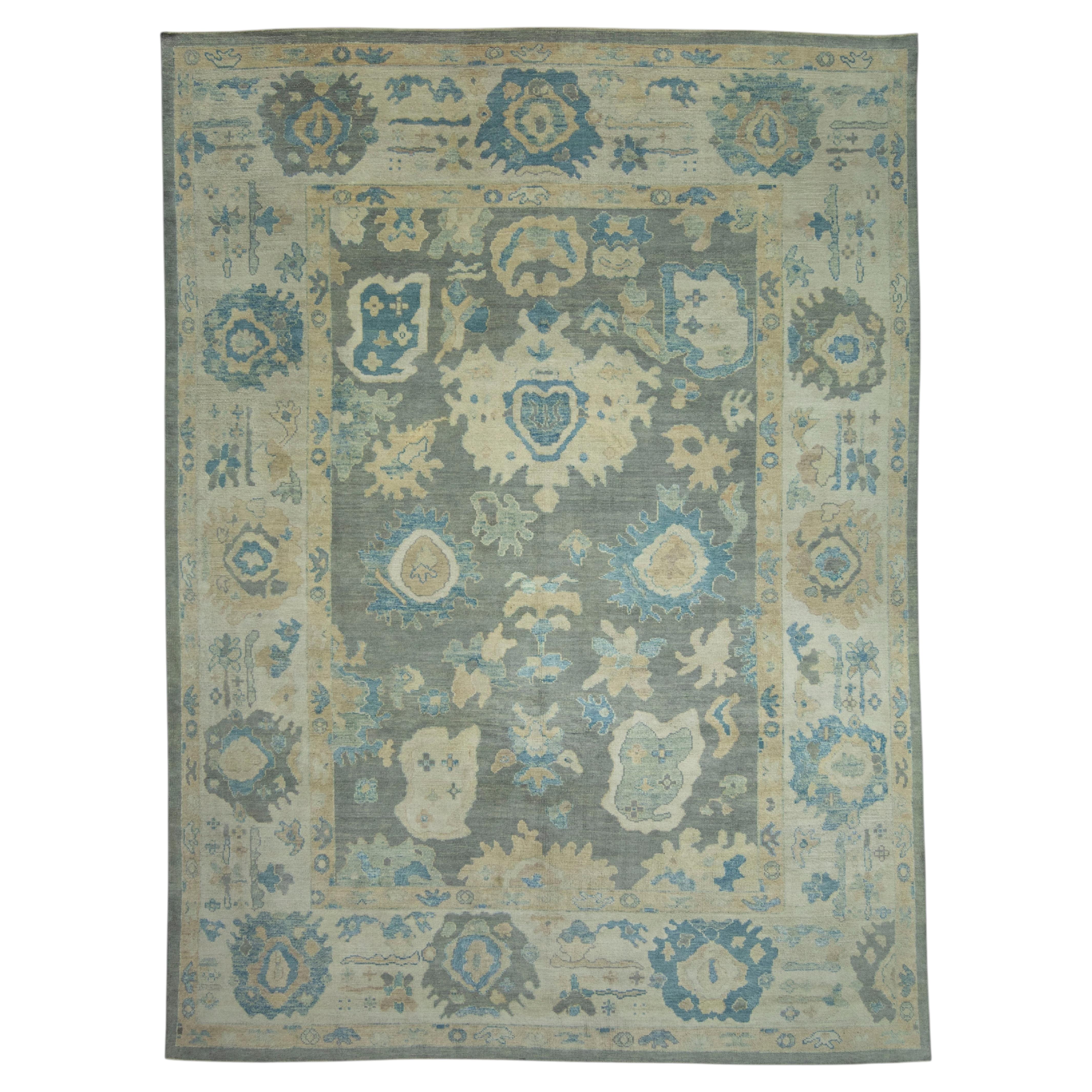Turkish Oushak Rug 9'9" x 13'3" #18602
