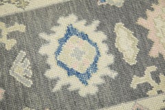 Turkish Oushak Rug Blue & Gray Handwoven Wool Rug 2'2" x 3'