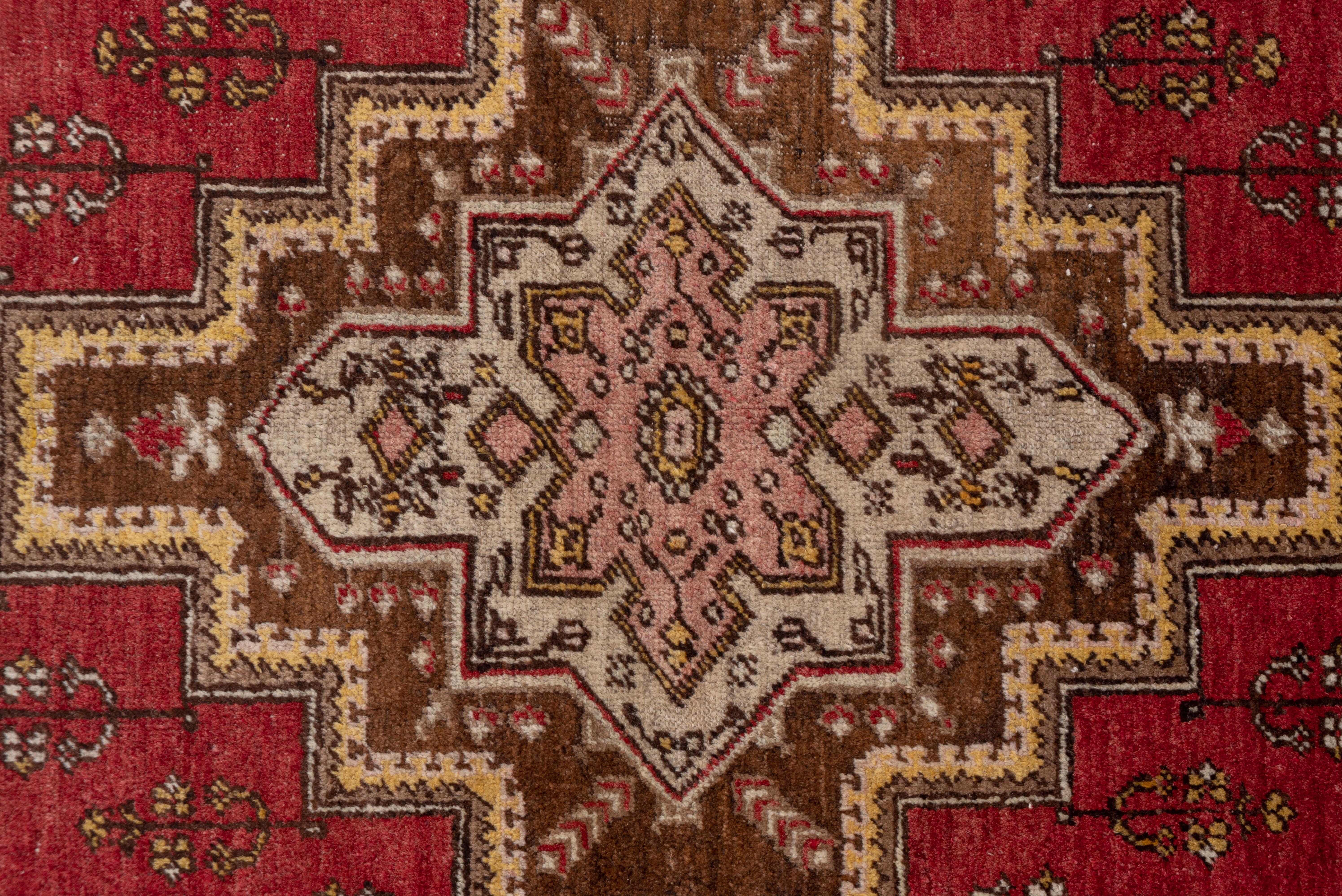 Hand-Knotted Turkish Oushak Rug, circa 1920s For Sale