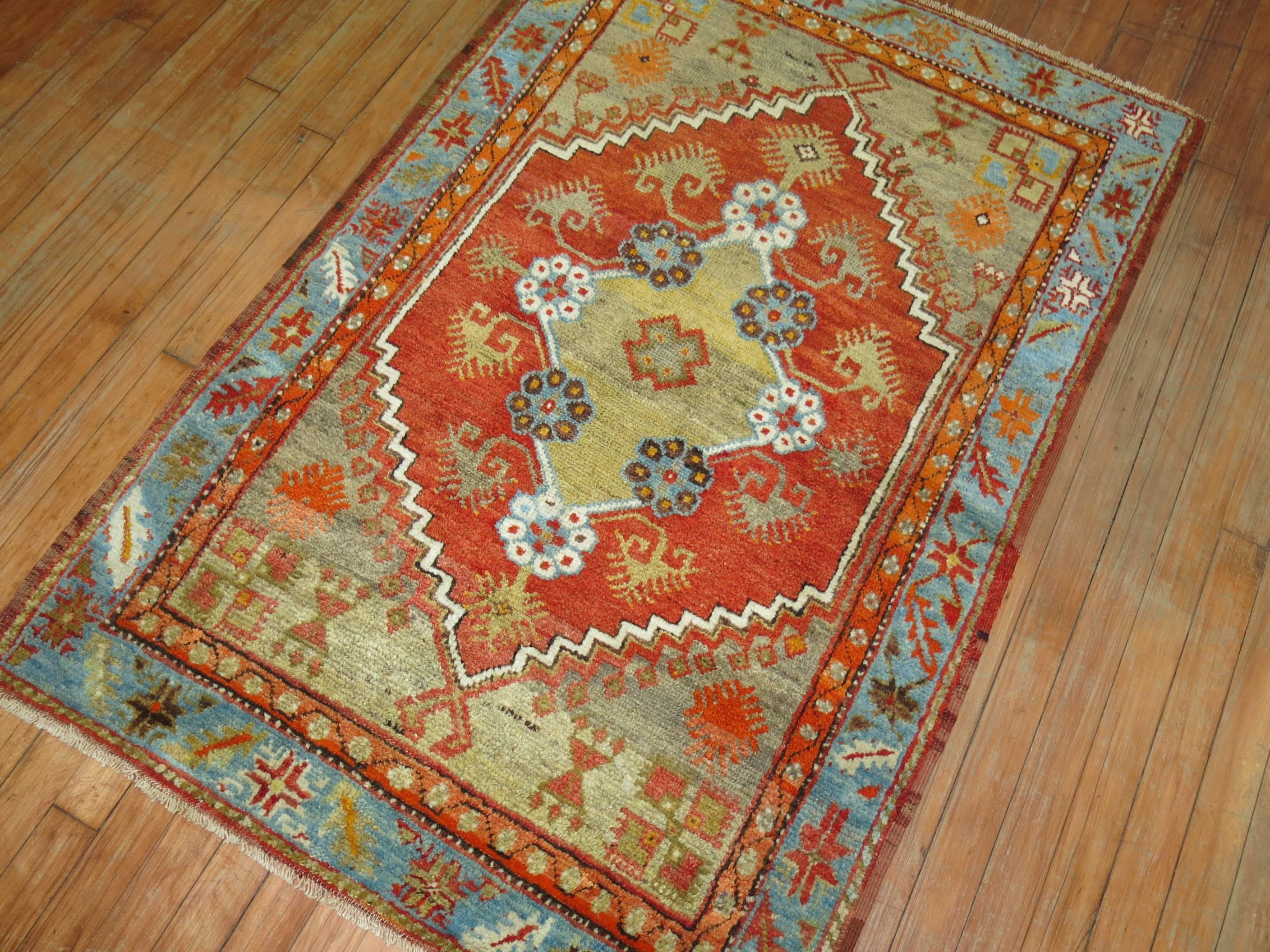 Turkish Oushak Rug In Excellent Condition In New York, NY