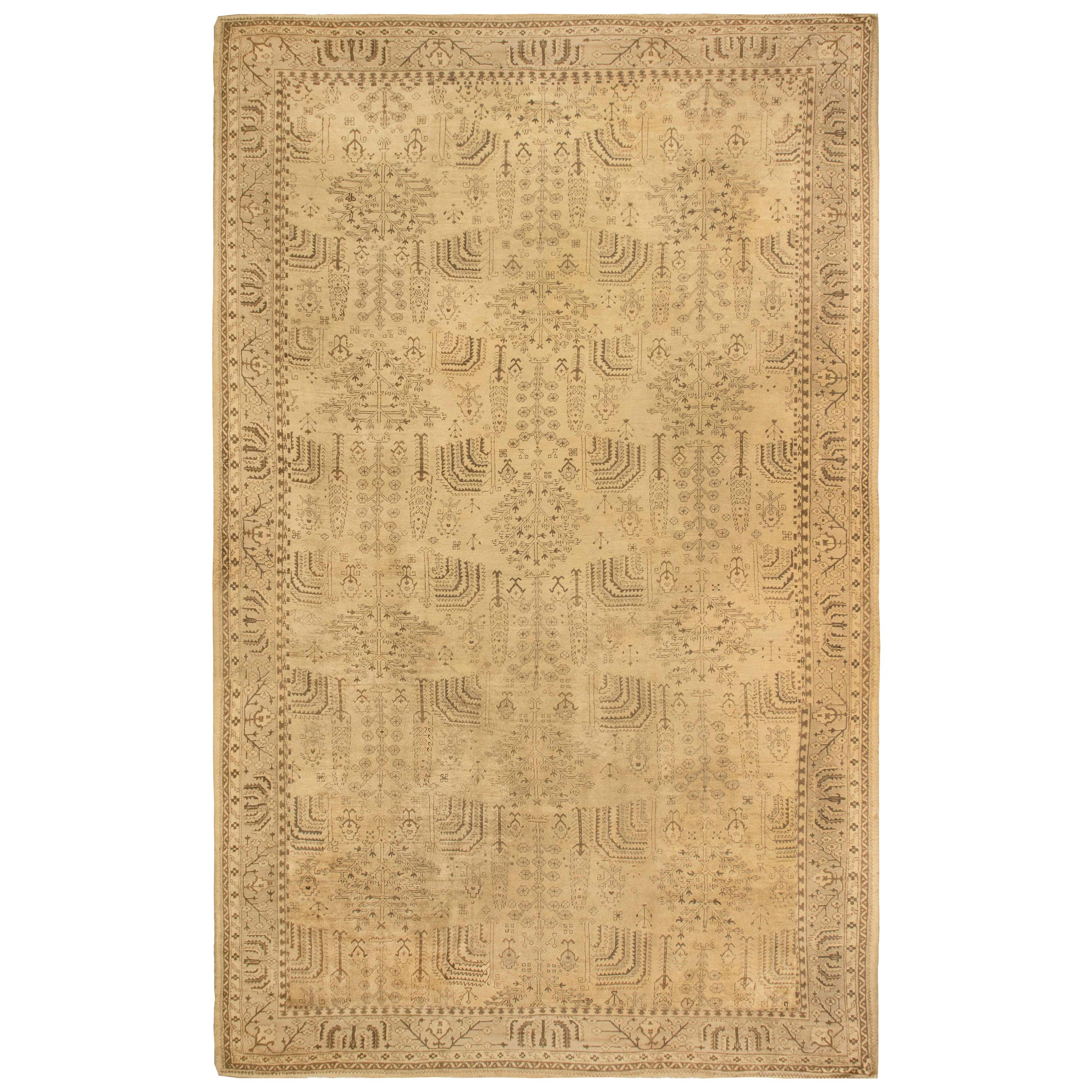 Doris Leslie Blau Early 20th Century Turkish Oushak Handmade Wool Rug