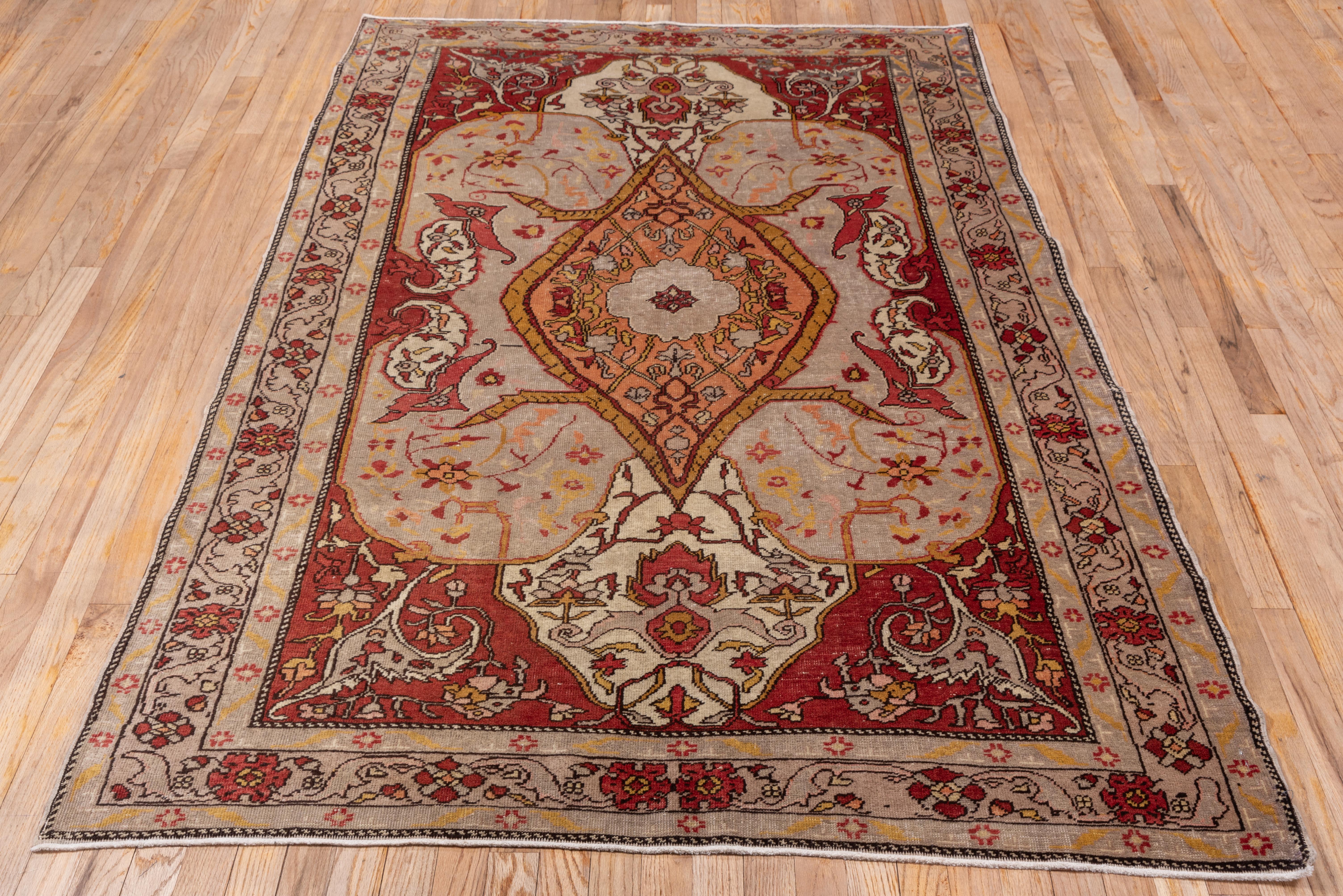 Antique Turkish Oushak Rug, Heriz Style In Good Condition In New York, NY