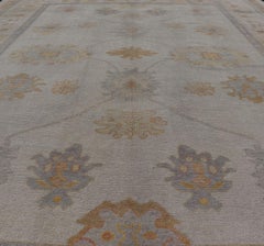 Turkish Oushak Rug by Keivan Woven Arts 10'6 X 14'