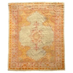 Turkish Oushak Rug, Large Antique