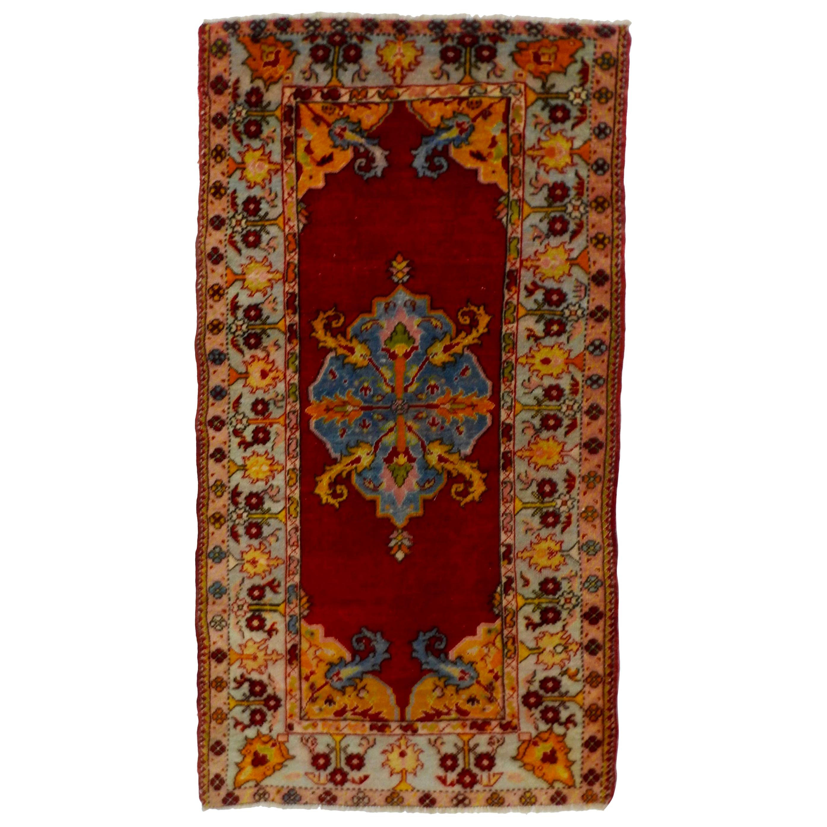 Turkish Oushak Rug, Mid-20th Century For Sale