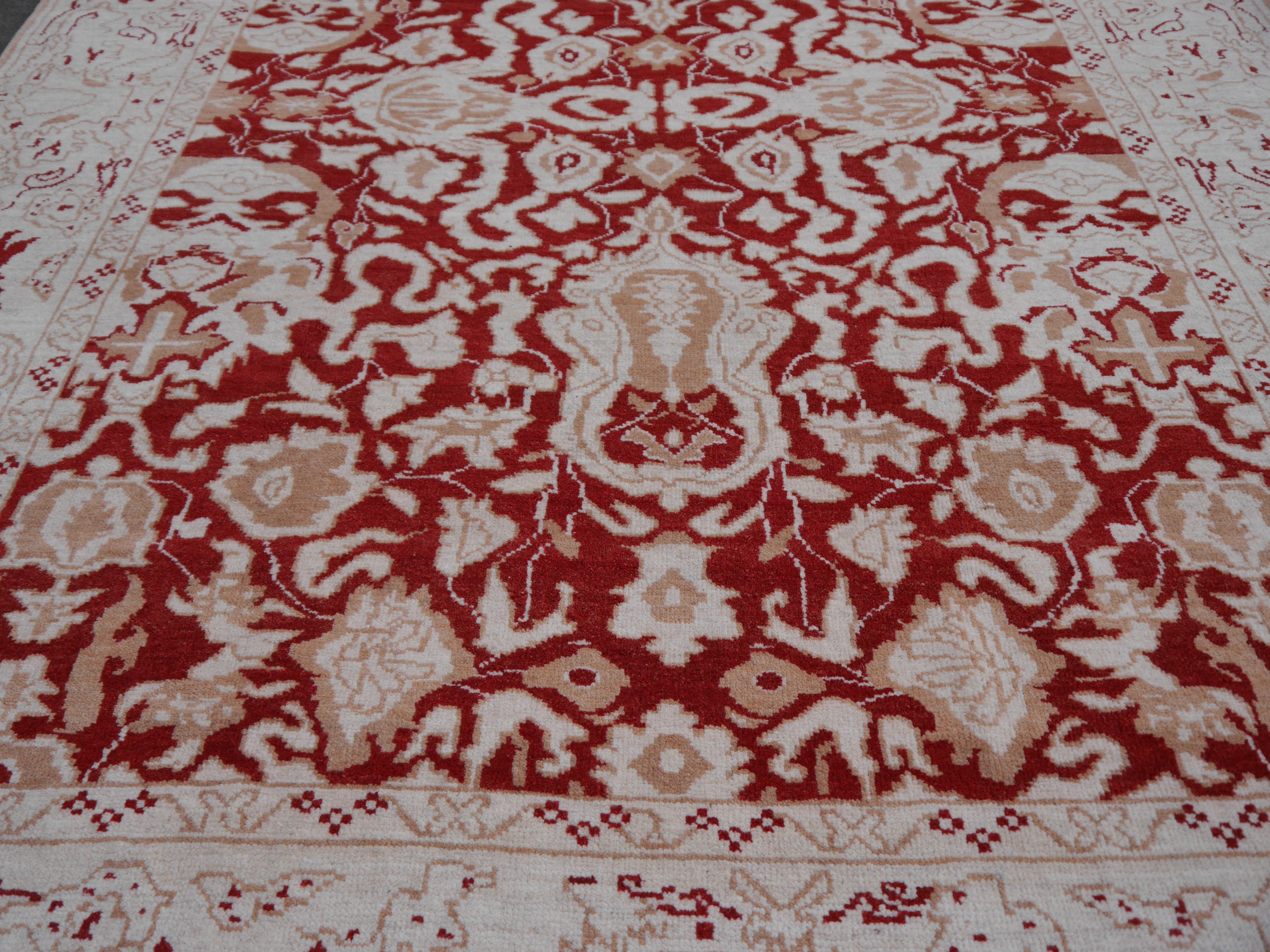 Turkish Oushak Rug New Contemporary For Sale 4