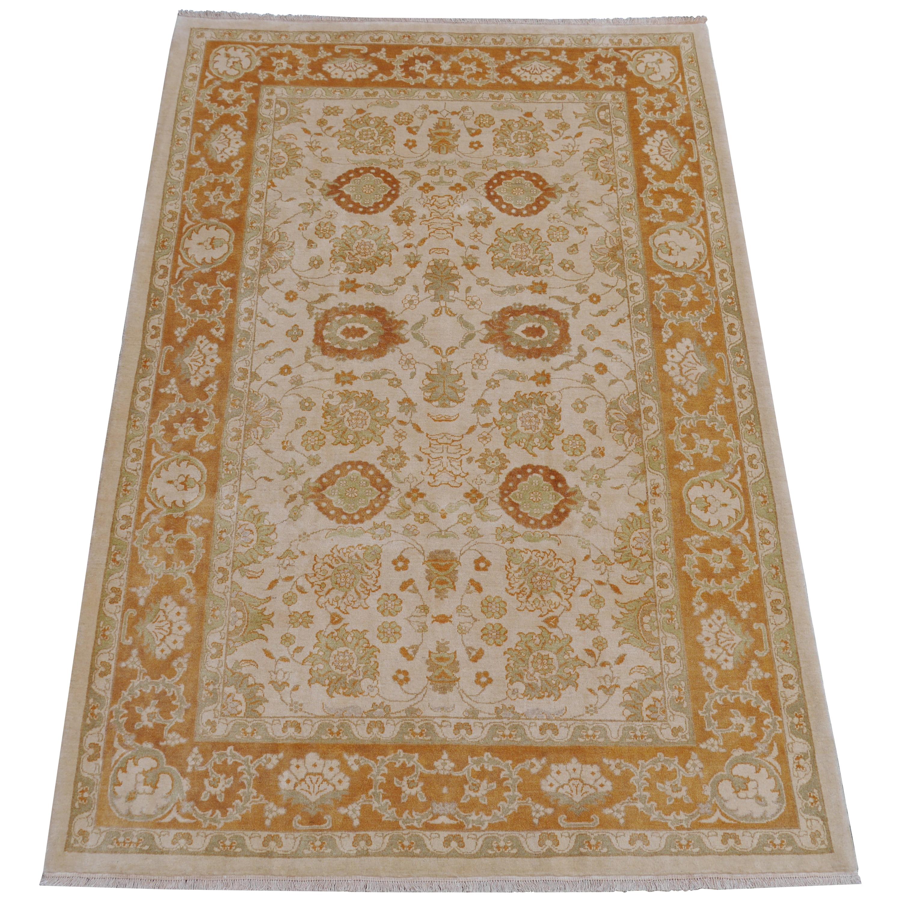 Turkish Oushak Rug New Contemporary For Sale