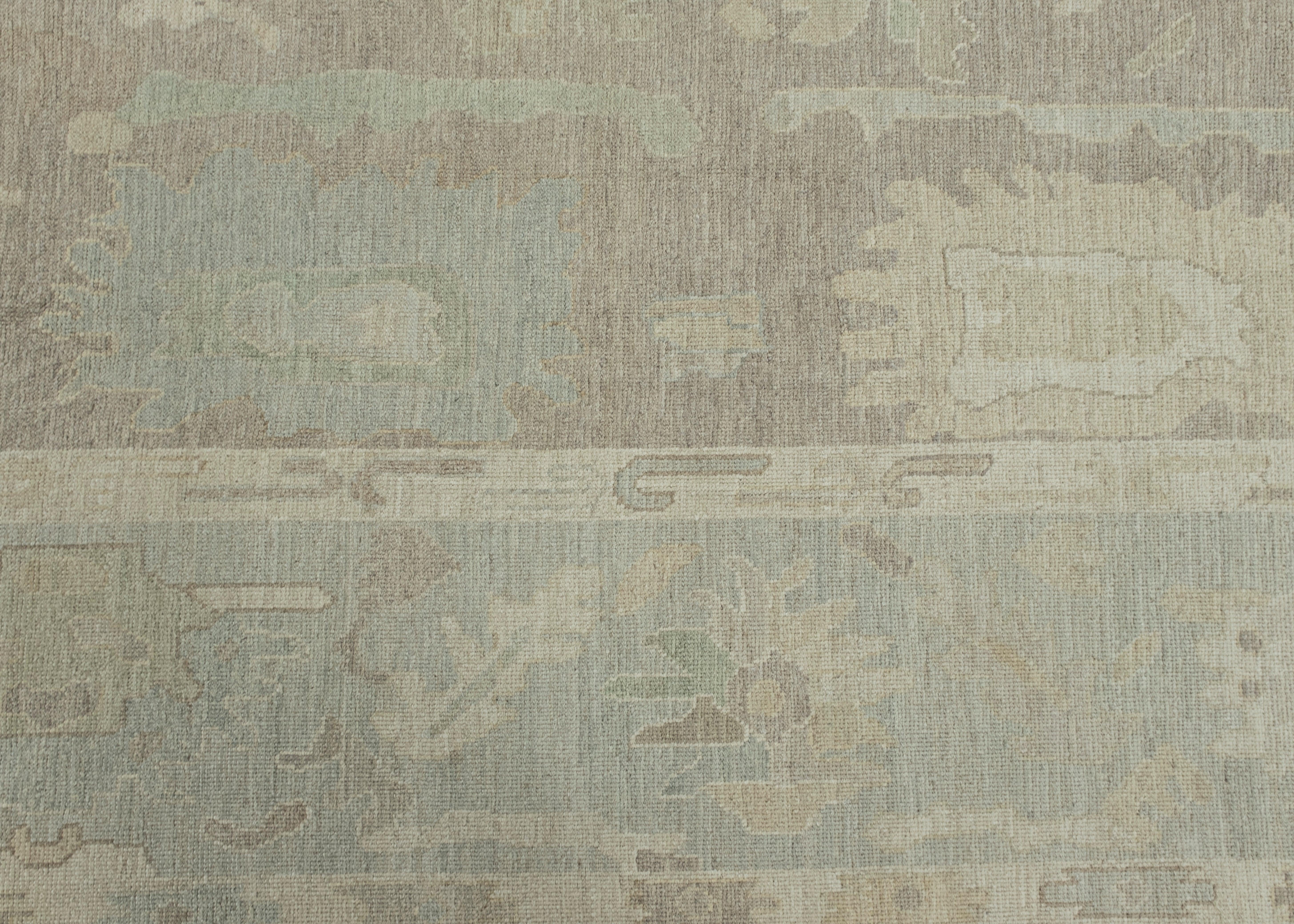 Turkish Oushak Rug Oriental Handmade 10' x 14'1