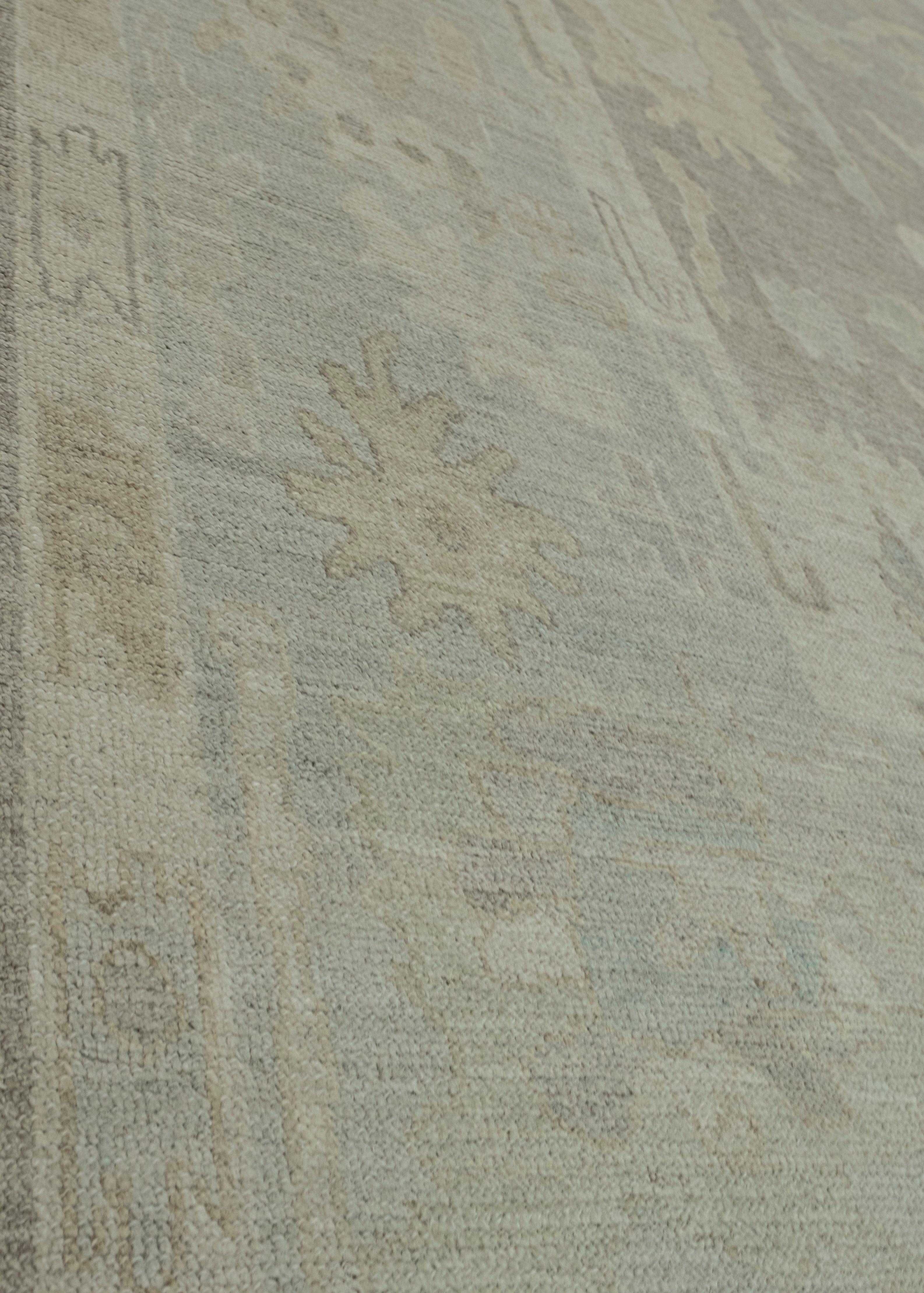 Türkischer Oushak Teppich Orientalisch Handgefertigt 10' x 14'1