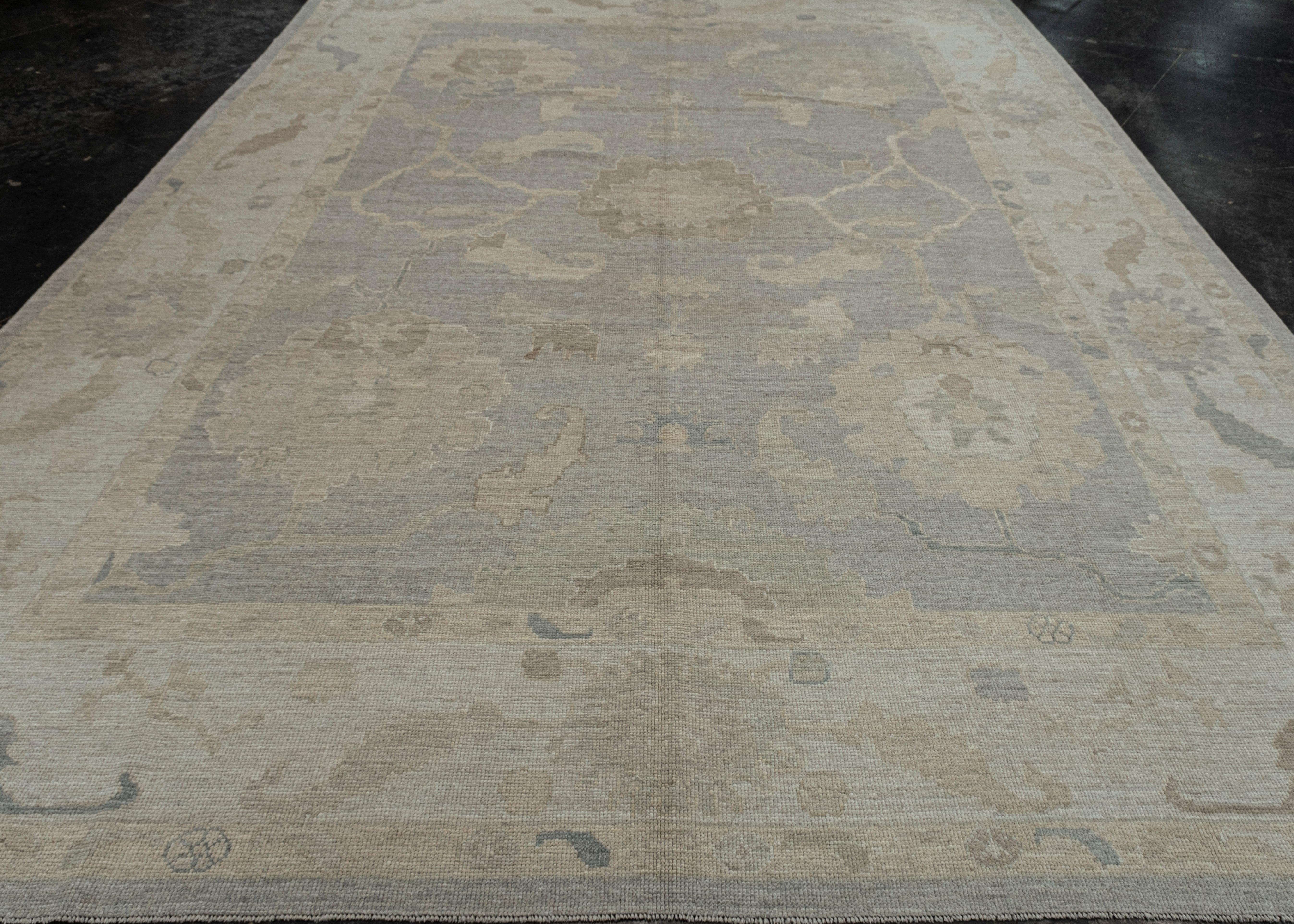 Türkischer Oushak Teppich Oriental Handmade 10'0