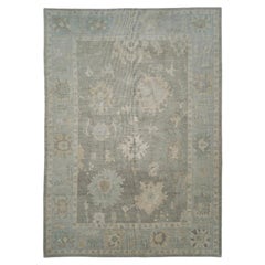 Türkischer Oushak-Teppich Orientalisch Handgefertigt 10'1" x 14'2" #11705