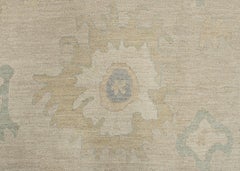 Turkish Oushak Rug Oriental Handmade 10'2" x 13'11" #11574