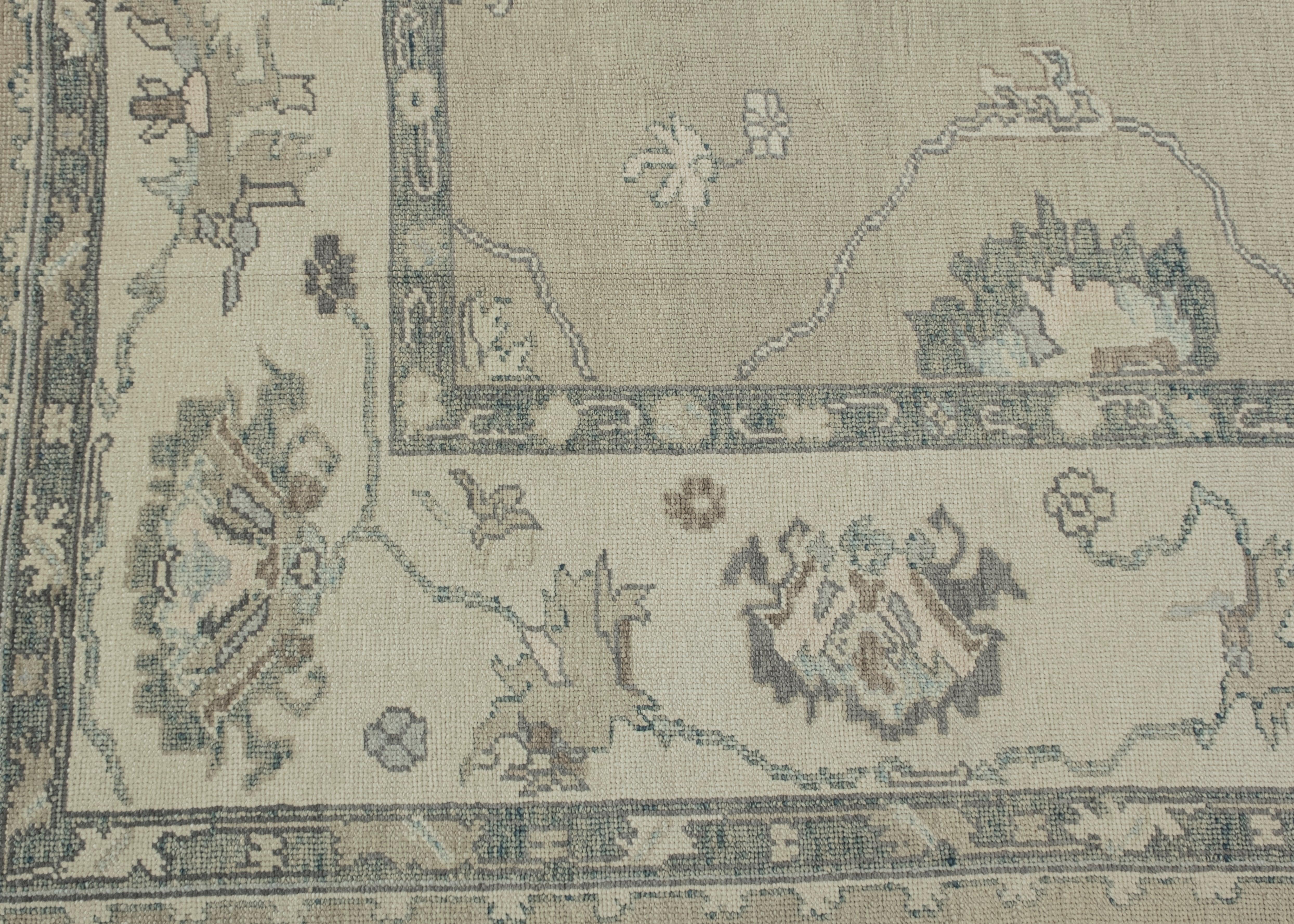 Turc Tapis turc Oushak oriental fait à la main 10'3