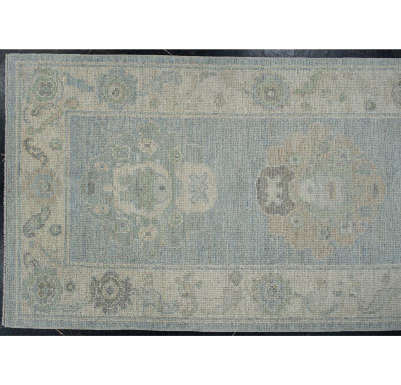 Turkish Oushak Rug Oriental Handmade 2'1