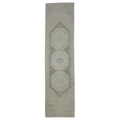 Alfombra Turca Oushak Oriental Hecha a Mano 2'10" x 11'1" #11675