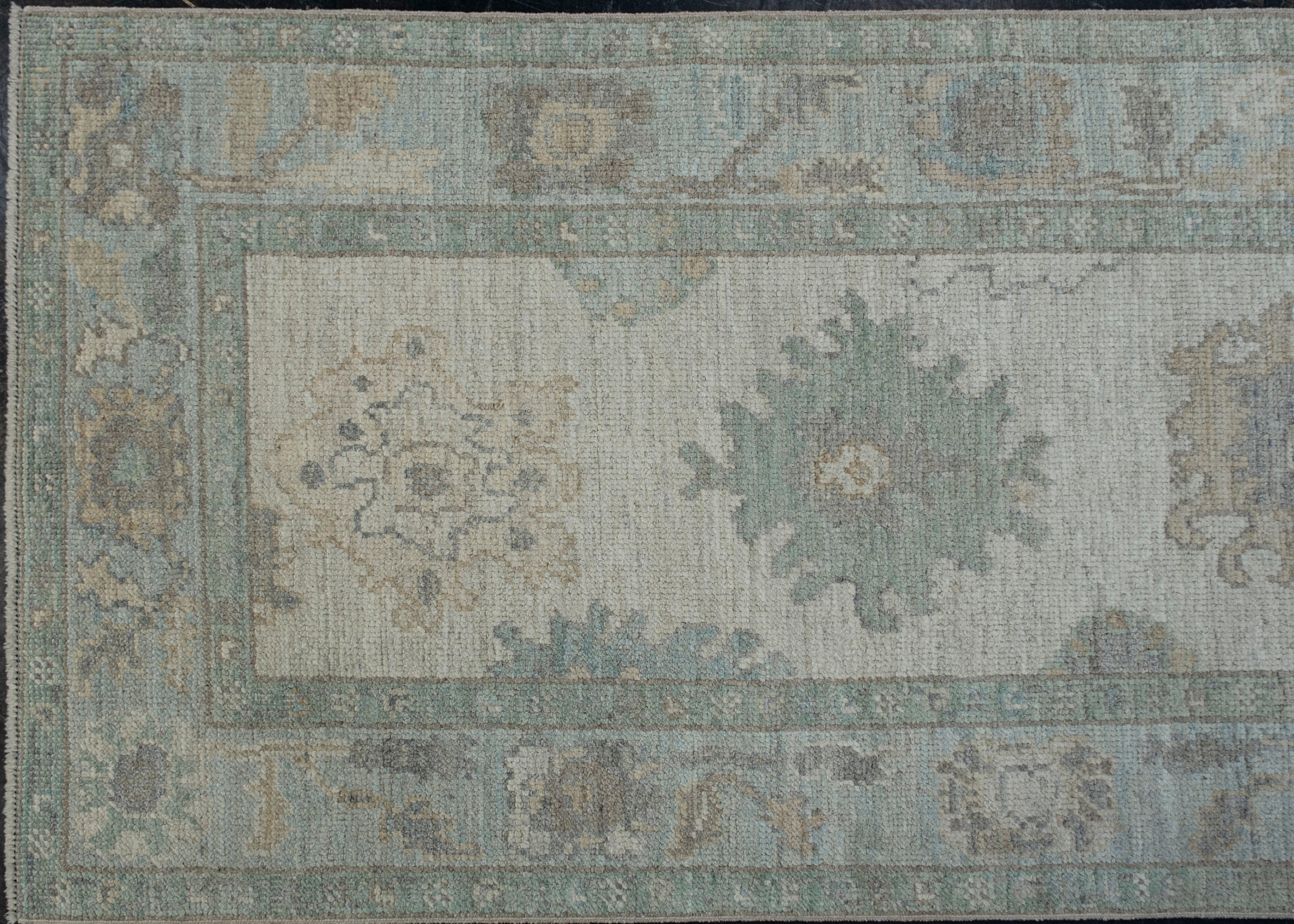 Tappeto Oushak turco Eleg Handmade 2'10
