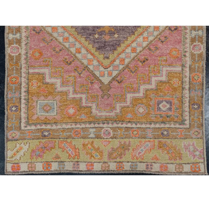 Tappeto Oushak turco Eleg Handmade 2'10