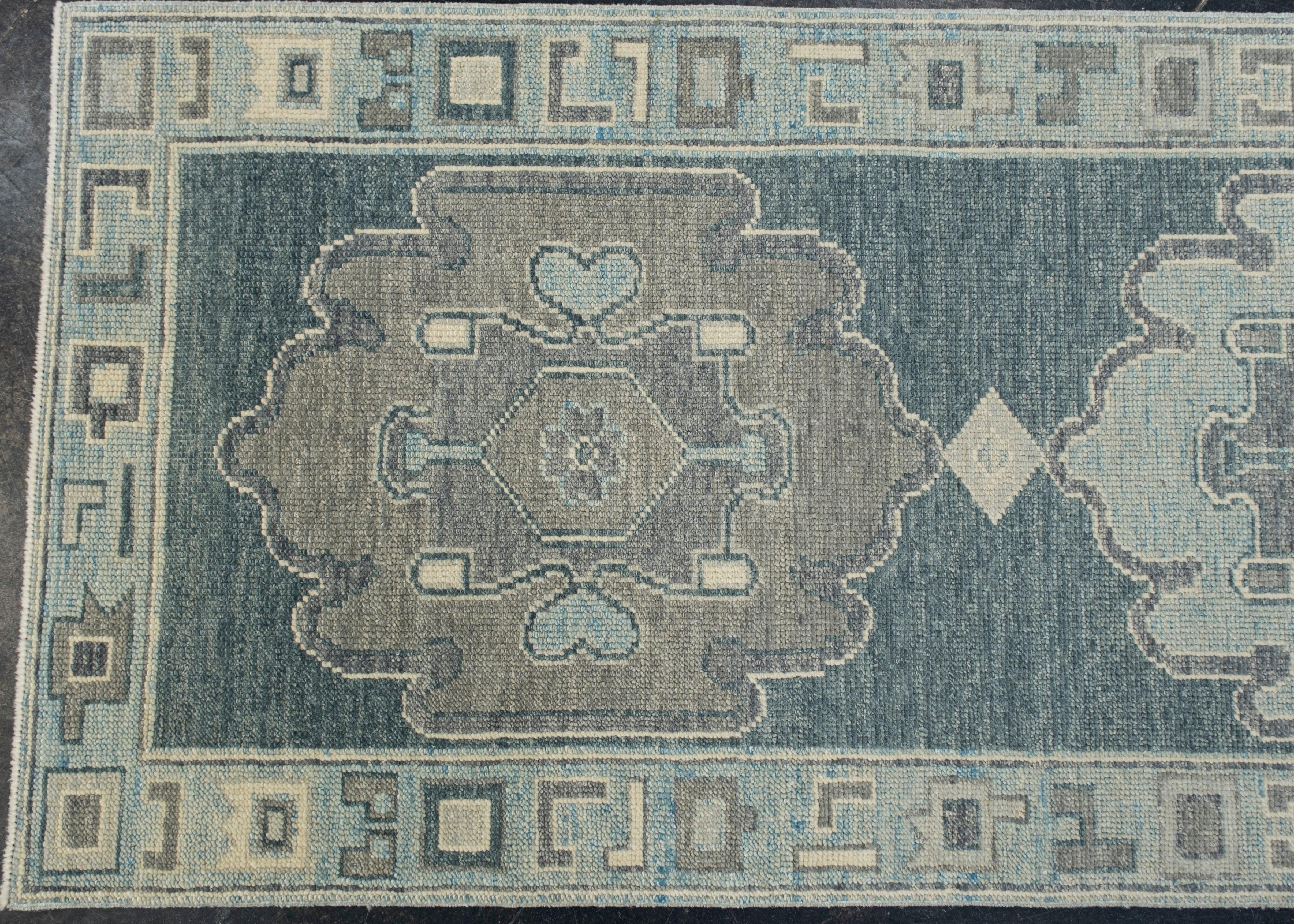 Türkischer Oushak-Teppich Oriental Handmade 2'10