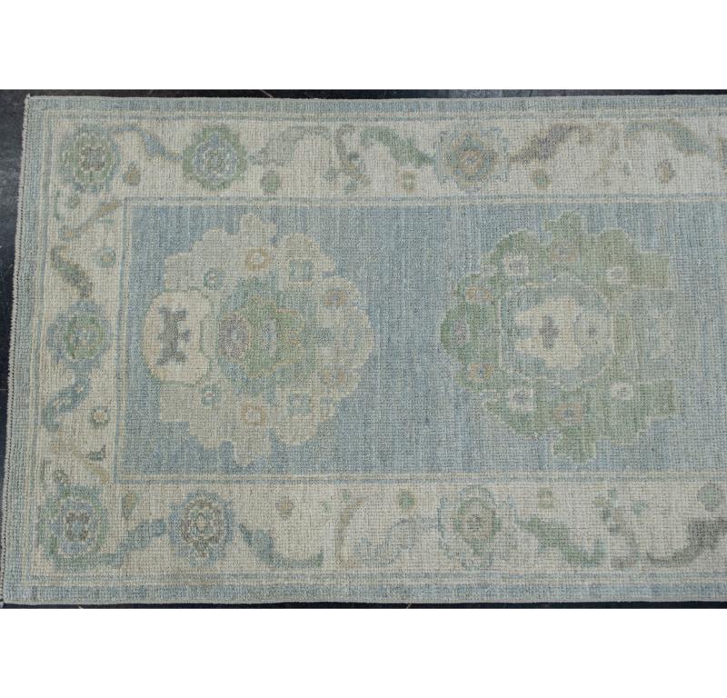 Tappeto Oushak turco Eleg Handmade 2'11