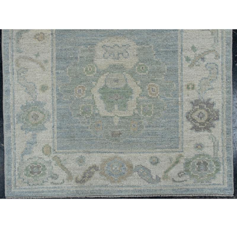 Turco Tappeto Oushak turco orientale fatto a mano 2'11