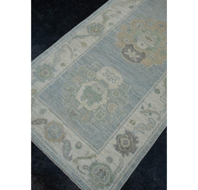 Tappeto Oushak turco orientale fatto a mano 2'11