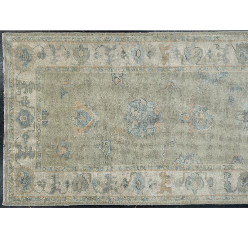 Tappeto Oushak turco Eleg Handmade 2'11