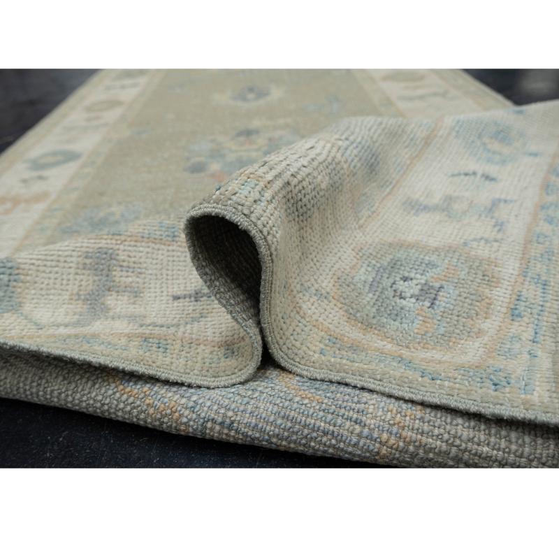 Turco Tappeto turco Oushak Oriental Handmade 2'11
