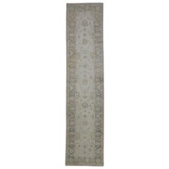 Türkischer Oushak-Teppich Orientalisch Handgefertigt 2'11" x 12'8" #2335