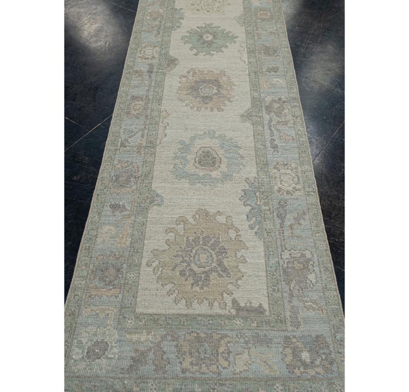 Tappeto Oushak turco orientale fatto a mano 2'11