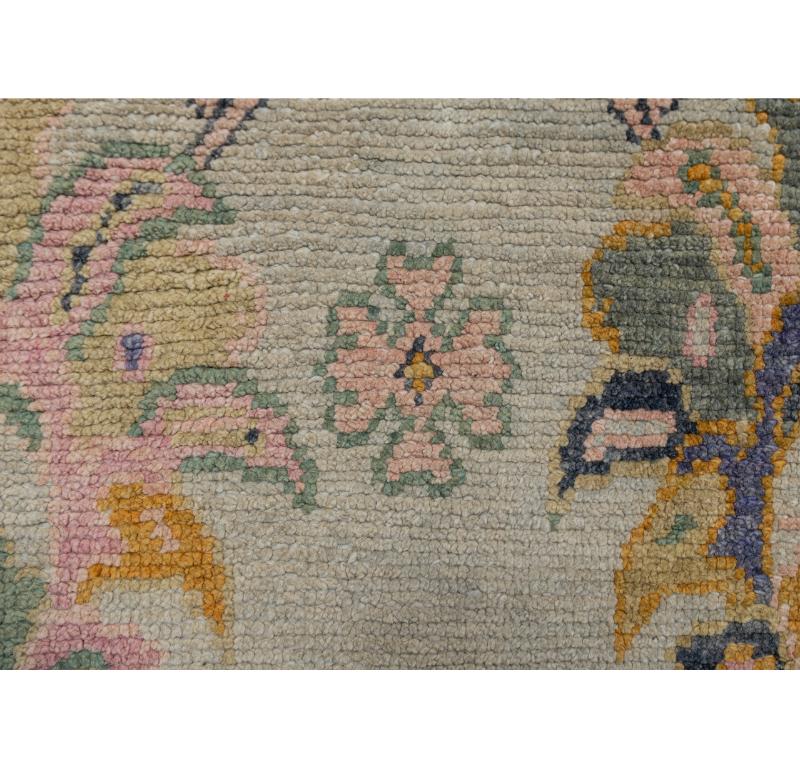 Türkischer Oushak-Teppich Oriental Handmade 2'11
