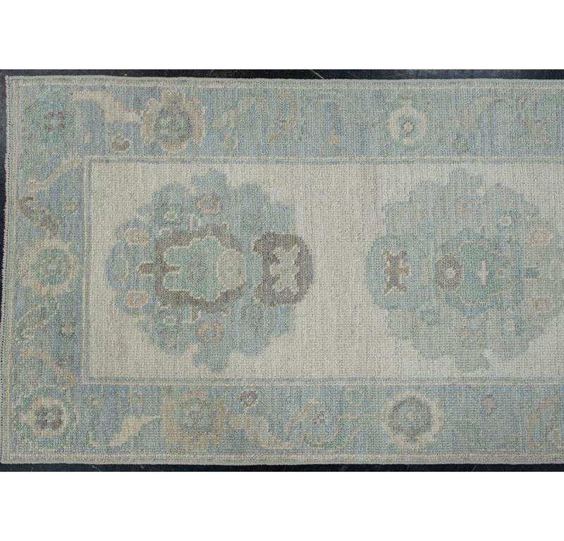 Türkischer Oushak-Teppich Oriental Handmade 2'7