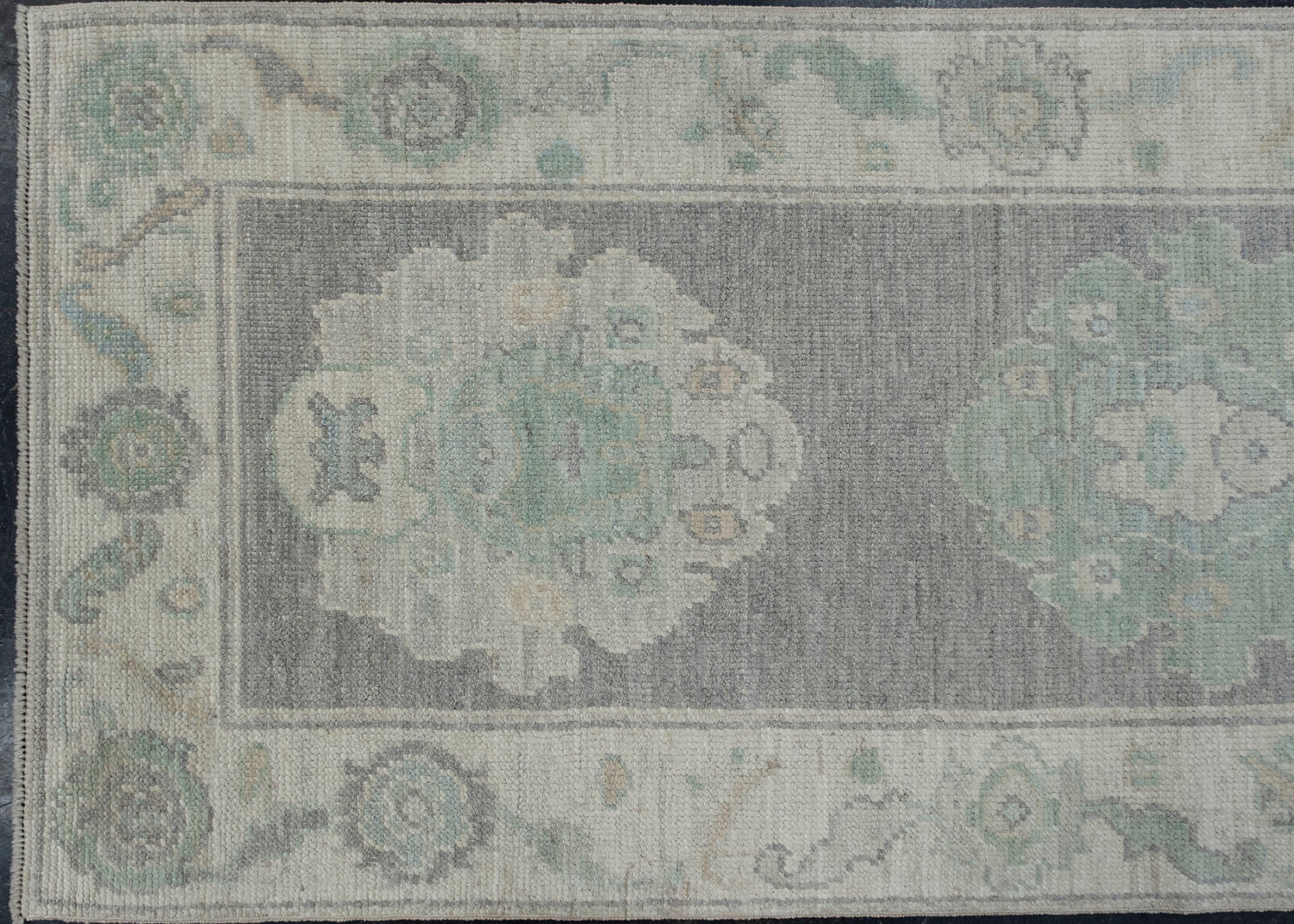 Türkischer Oushak-Teppich Oriental Handmade 2'8
