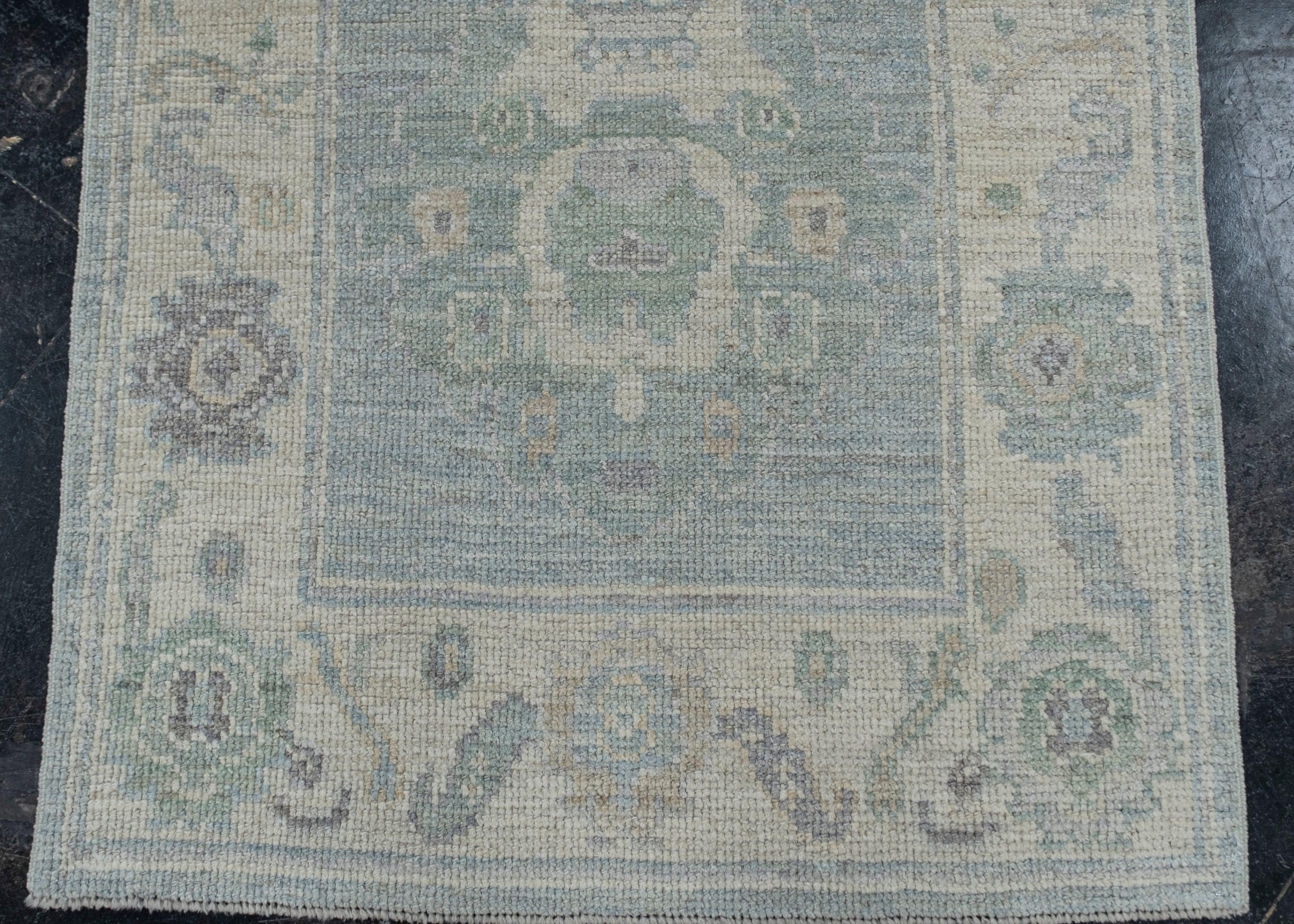 Türkischer Oushak-Teppich Oriental Handmade 2'8