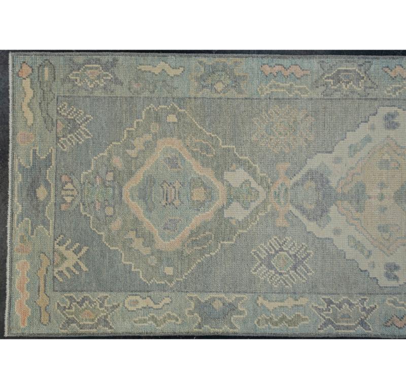Türkischer Oushak-Teppich Oriental Handmade 2'8