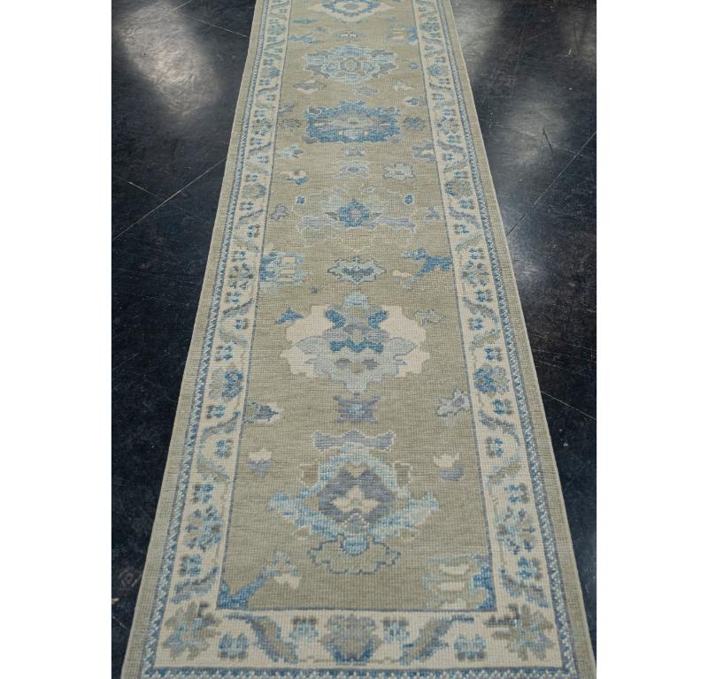 Tappeto Oushak turco orientale fatto a mano 2'8