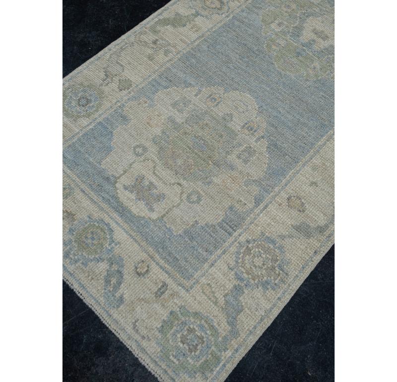 Tappeto Oushak turco orientale fatto a mano 2'9