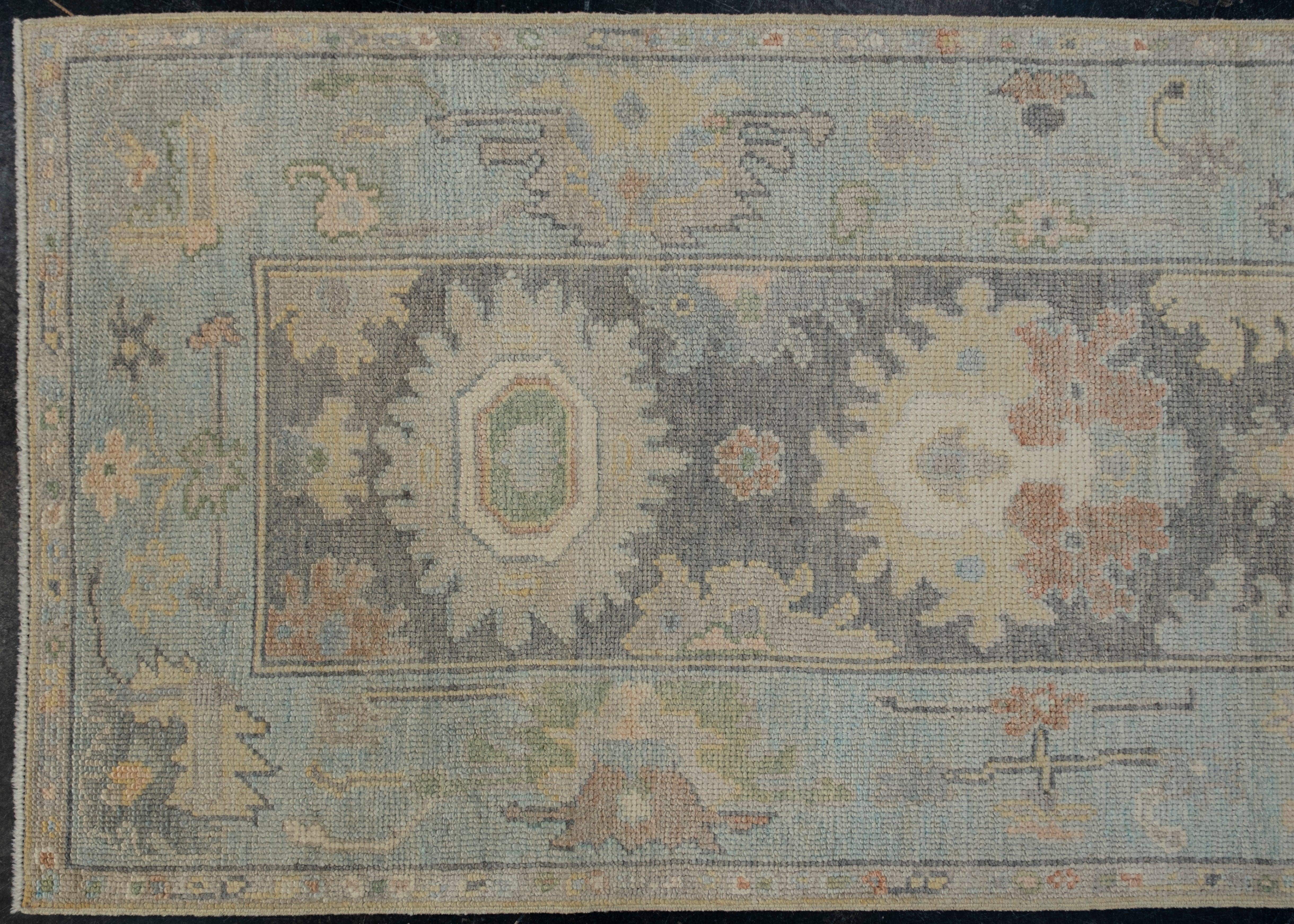 Türkischer Oushak-Teppich Oriental Handmade 2'9