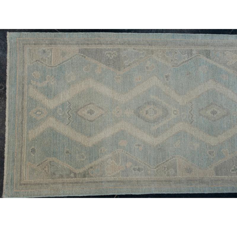 Turkish Oushak Rug Oriental Handmade 2'9
