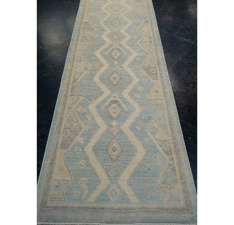 Contemporary Turkish Oushak Rug Oriental Handmade 2'9