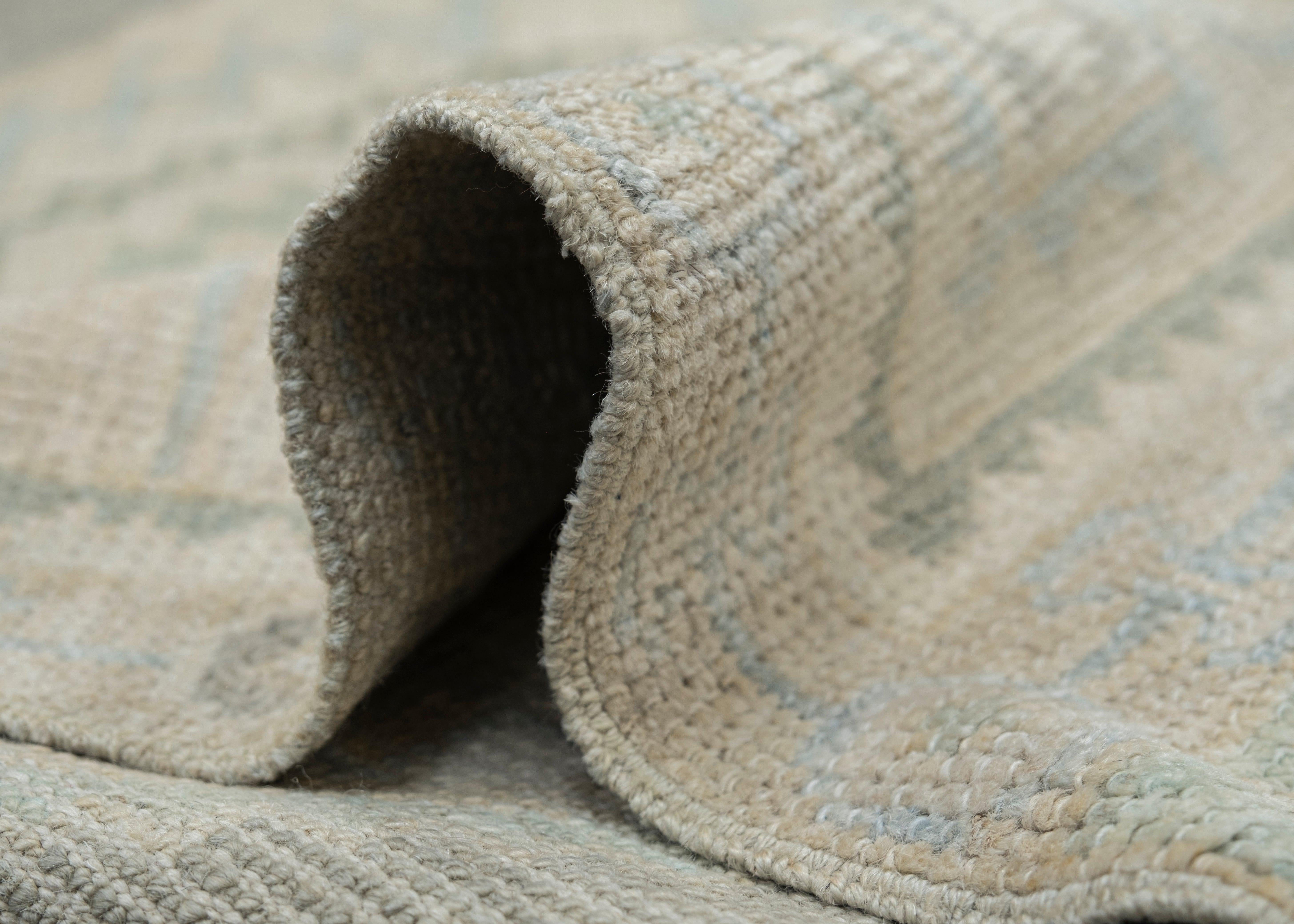 Turco Tappeto Oushak turco orientale fatto a mano 3' x 10'2