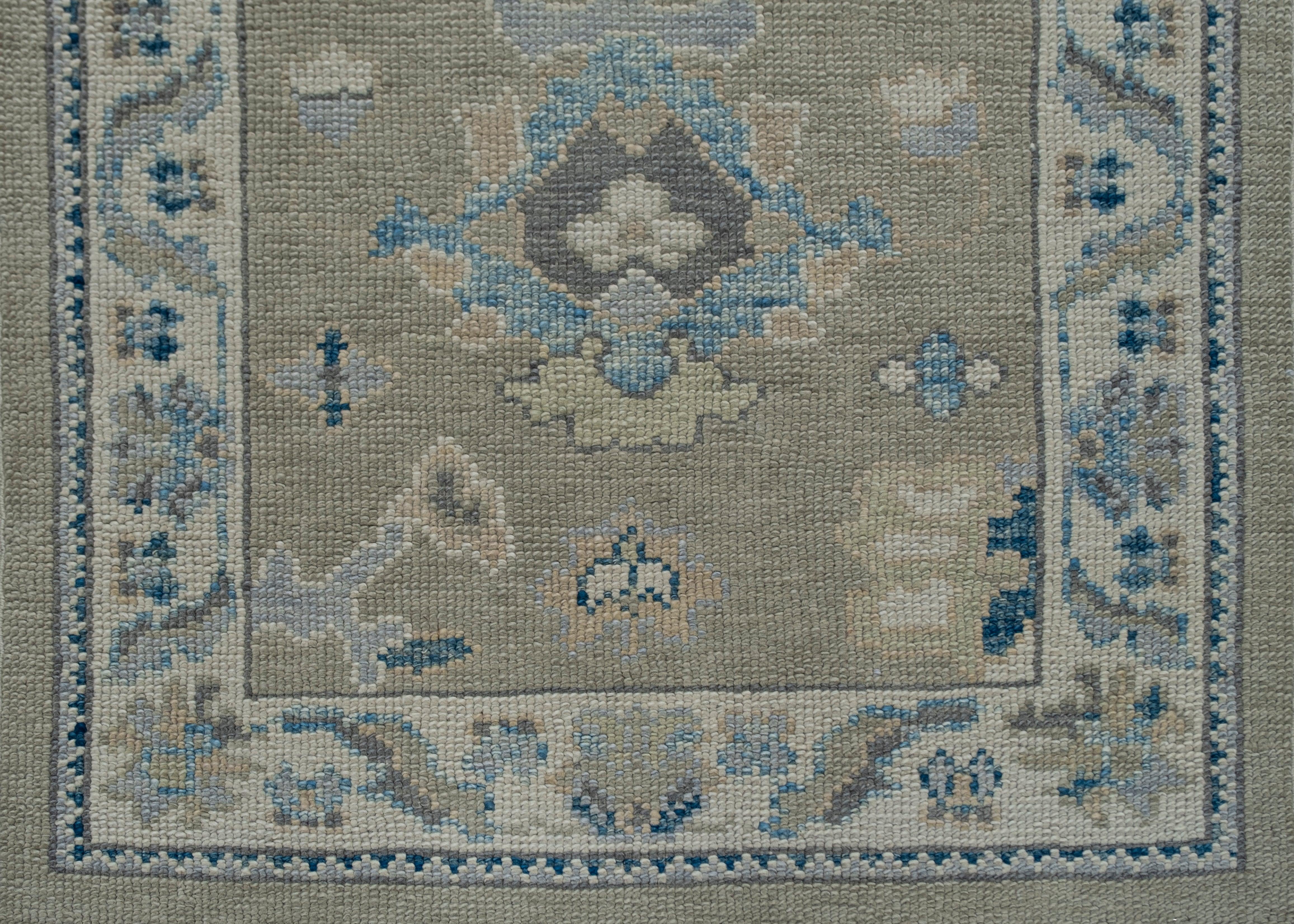 Türkischer Oushak Teppich Oriental Handmade 3' x 6'3