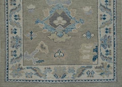Turkish Oushak Rug Oriental Handmade 3' x 6'3" #12135